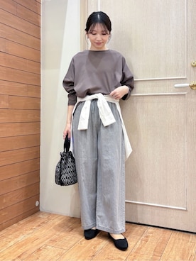 「HusHusH（ハッシュアッシュ）のアイテム」を使った、namislrさん（レディース・161cm）の春コーディネート