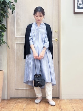 「Lee（リー）のアイテム（バッグ）」を使った、なみさん（レディース・161cm）の春コーディネート