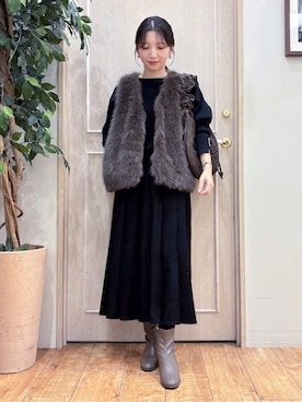 なみさん（レディース・161cm）の冬コーディネート