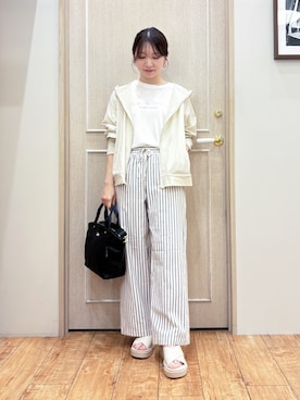 「Lee（リー）のアイテム」を使った、なみさん（レディース・161cm）の夏コーディネート