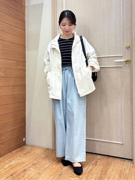 「Lee（リー）のアイテム（バッグ）」を使った、namislrさん（レディース・161cm）の春コーディネート