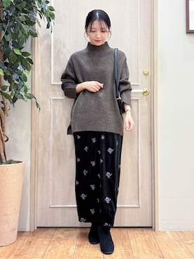 なみさん（レディース・161cm）の冬コーディネート