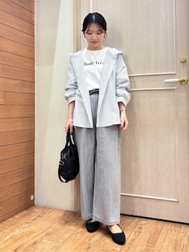 「Lee（リー）のアイテム（バッグ）」を使った、namislrさん（レディース・161cm）の春コーディネート