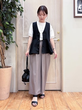 「春夏」｜なみさん（レディース・161cm）の春コーディネート