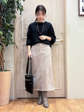 なみさん（レディース・161cm）の冬コーディネート