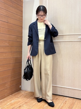 「Lee（リー）のアイテム（バッグ）」を使った、namislrさん（レディース・161cm）の春コーディネート