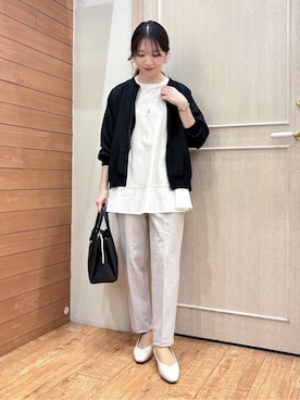 「SHOO・LA・RUE（シューラルー）のアイテム」を使った、namislrさん（レディース・161cm）の春コーディネート