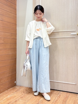 「SHOO・LA・RUE（シューラルー）のアイテム」を使った、namislrさん（レディース・161cm）の春コーディネート