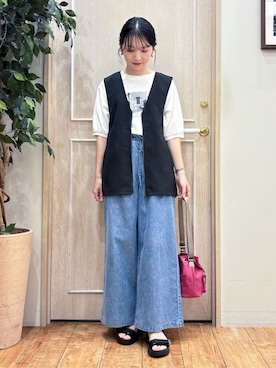 なみさん(レディース・161cm)の夏コーディネート