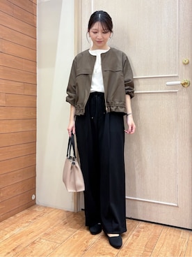 「SHOO・LA・RUE（シューラルー）のアイテム」を使った、namislrさん（レディース・161cm）の春コーディネート