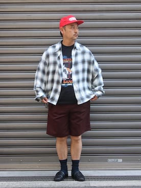 「WISM（ウィズム）のアイテム」を使った、タッキーさん（メンズ・171cm）の春コーディネート