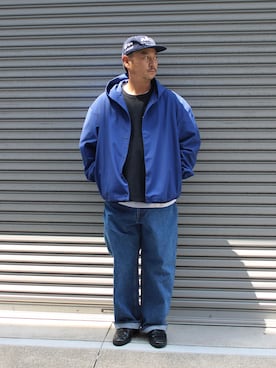 「WISM（ウィズム）のアイテム」を使った、タッキーさん（メンズ・171cm）の春コーディネート