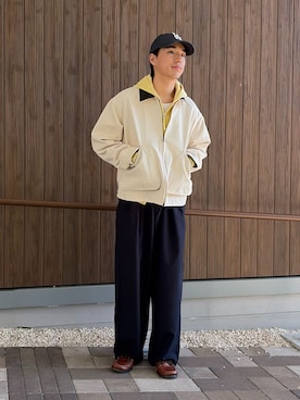 「'47（フォーティーセブン）のアイテム」を使った、らいむさん（メンズ・170cm）の春コーディネート