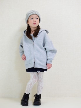 「しまむら（シマムラ）のアイテム」を使った、maaさん（キッズ・110cm）の秋コーディネート