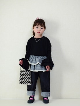 maaさん（キッズ・100cm）の春コーディネート