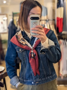 「CELINE（セリーヌ）のアイテム」を使った、Kikkaさん（レディース・168cm）の春コーディネート