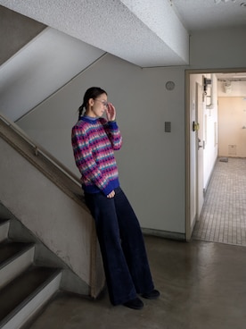 「Massimo Duttiのアイテム」を使った、Kikkaさん（レディース・168cm）の秋コーディネート