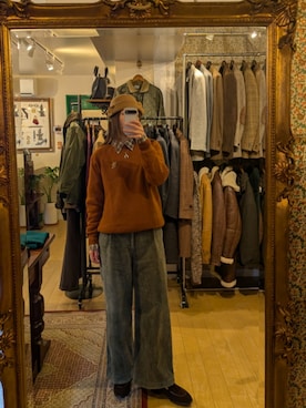 Kikkaさん（骨格ウェーブ・レディース・168cm）の冬コーディネート