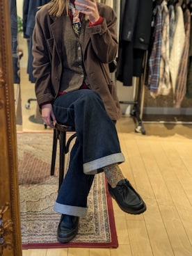 「FENDI（フェンディ）のアイテム」を使った、Kikkaさん（レディース・168cm）の冬コーディネート