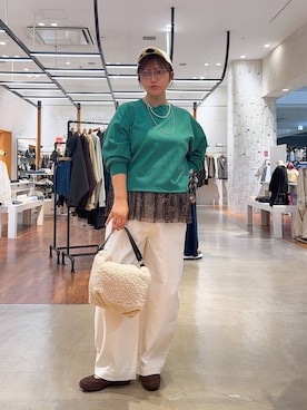 「LEPSIM（レプシィム）のアイテム（パンプス）」を使った、ふっかさんさん（レディース・168cm）の秋コーディネート