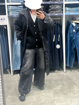 「アイテム（トレンチコート）」を使った、adrerファンさん（メンズ・179cm）の秋コーディネート