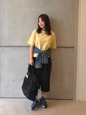 「EKAL（エカル）のアイテム」を使った、eruさん（レディース・158cm）の夏コーディネート