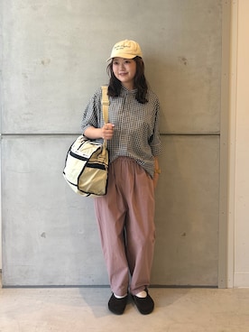 「かぐれ（カグレ）のアイテム」を使った、eruさん（レディース・158cm）の夏コーディネート