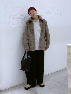 「アイテム（その他シューズ）」を使った、kimkim1204さん（レディース・165cm・30代）の冬コーディネート