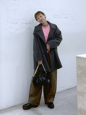 「アイテム（アクセサリー）」を使った、kimkim1204さん（レディース・165cm・30代）の冬コーディネート