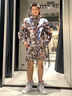 「ARMANI EXCHANGE（アルマーニエクスチェンジ）のアイテム」を使った、ao.ota.axexさん（メンズ・171cm）の春コーディネート