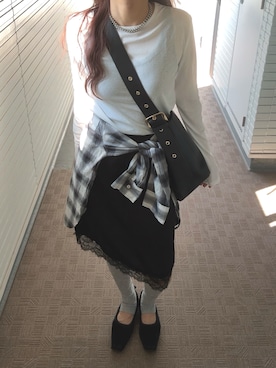 「eL（エル）のアイテム」を使った、umekoさん（レディース・163cm）の夏コーディネート