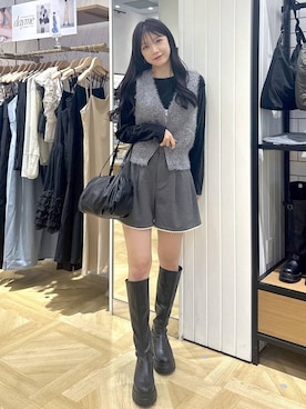 りいあさん（レディース・165cm）の秋コーディネート