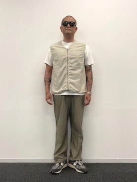 「MODE COMMUTER（モードコミューター）のアイテム」を使った、SAITOHさん（メンズ・179cm）の夏コーディネート