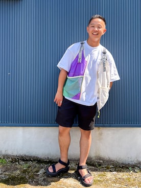 masmoriさん（メンズ・158cm）の夏コーディネート