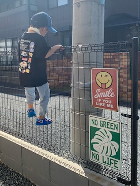 「アイテム（サンダル）」を使った、トモッティさん（メンズ・174cm）の夏コーディネート