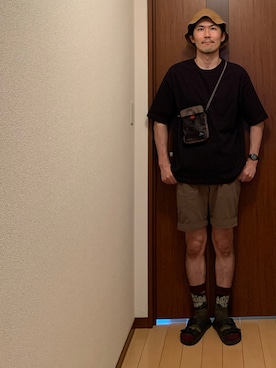 「ARC'TERYX（アークテリクス）のアイテム（パンツ）」を使った、トモッティさん（メンズ・174cm）の秋コーディネート