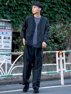 「BURLAP OUTFITTER」｜「アイテム（ブルゾン）」を使った、HIKARU KONUMANOさん（メンズ・180cm）の夏コーディネート