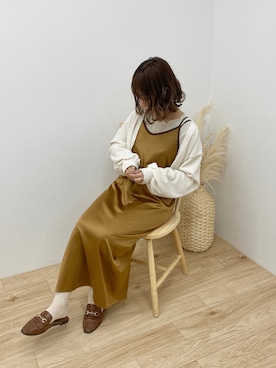 みぎみみさん（レディース・161cm）の秋コーディネート