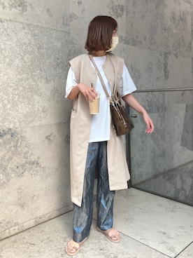 みぎみみさん（レディース・161cm）の夏コーディネート