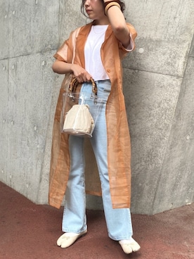 「apres jour mignon（アプレジュールミニョン）のアイテム（パンプス）」を使った、みぎみみさん（レディース・161cm）の春コーディネート