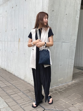 みぎみみさん（レディース・161cm）の夏コーディネート