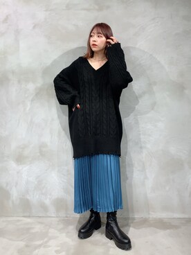 みぎみみさん（レディース・161cm）の冬コーディネート