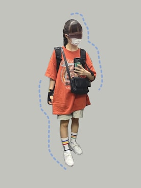 「YAKPAK（ヤックパック）のアイテム」を使った、なぁこさん（レディース・154cm）の秋コーディネート