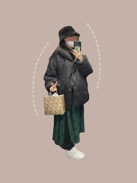 なぁこさん（レディース・154cm）の冬コーディネート