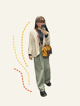 「WEGO（ウィゴー）のWEGO/ワイドカチューシャ（カチューシャ）」を使った、なぁこさん（レディース・154cm）の冬コーディネート