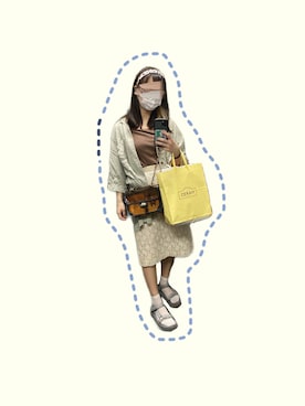 なぁこさん(レディース・154cm)の夏コーディネート