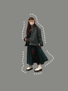 なぁこさん（レディース・154cm）の春コーディネート