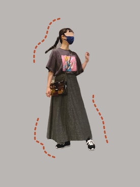 なぁこさん（レディース・154cm）の秋コーディネート