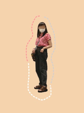 なぁこさん(レディース・154cm)の秋コーディネート