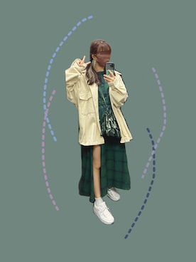 なぁこさん（レディース・154cm）の冬コーディネート